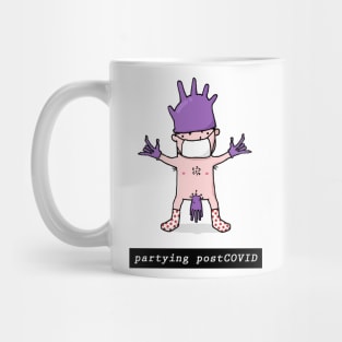 Partying postCOVID naked teen stage Mug